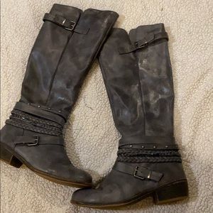 Knee high dress boots